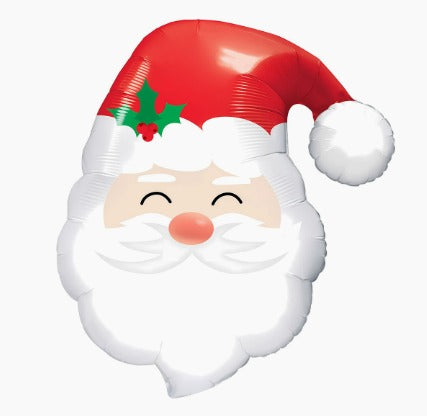 Santa Claus Head Foil Balloon