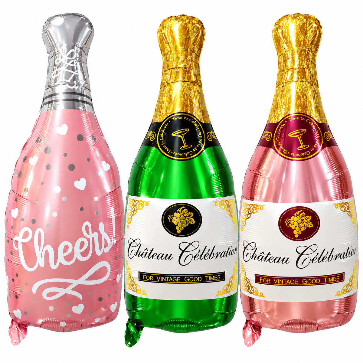 Champagne Bottle Foil Balloon