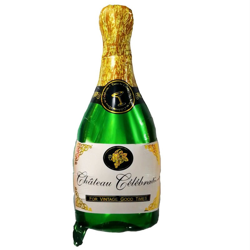 Champagne Bottle Foil Balloon