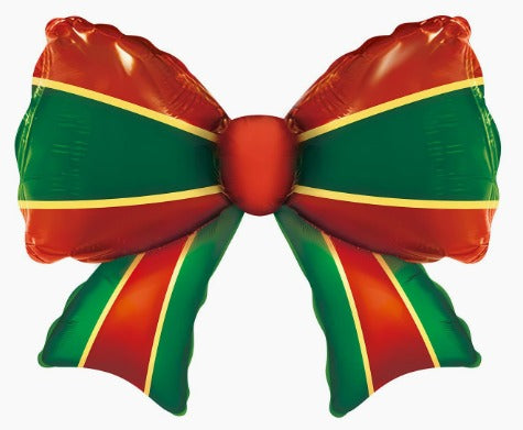 Christmas Bow Foil Balloon