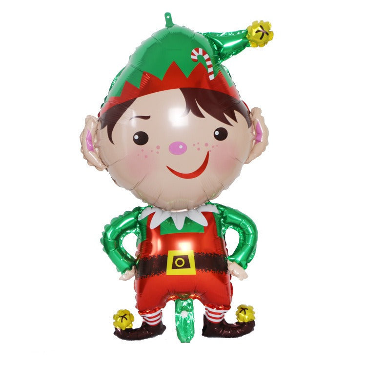 Christmas Boy Elf Foil Balloon