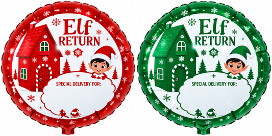 DIY Elf Returns Balloon