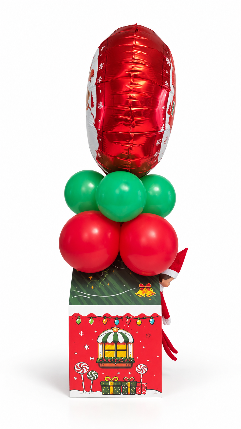 Elf Returns Personalized Balloon Set
